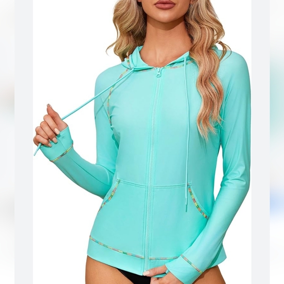 HOST PICK **Under Armor women's light green jacket size M - Picture 8 of 8